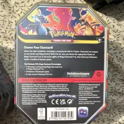Pokemon Mega Charizard X Mega Charizard Tin 2026 TCG Charizard Multicolor - Image 2
