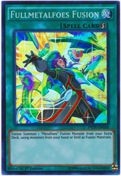 Yu-Gi-Oh! Fullmetalfoes Fusion - INOV-EN058 - Super Rare - NM/M - NEW - Image 1