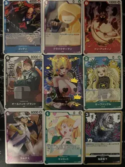 Rare Sexy Anime Waifu Card and 8 One Piece Cards - Image 1