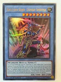 YUGIOH -- Black Luster Soldier - Legendary Swordsman - MAZE-EN011 - 1st Edition - Image 1