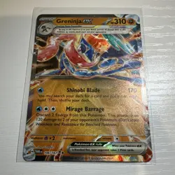 Pokemon Greninja ex Double Rare EX Holo Stage 2 310 HP 106/167 Sv06 Card - Image 1