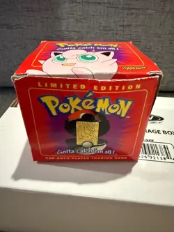 1999 Burger King Pokemon Jigglypuff 23k Gold Plated Trading Card NEW SEALED - Image 3