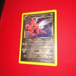 Pokemon Dark Scizor 9/105 Neo Destiny Holo Rare Unlimited English 2002 Card - Image 1