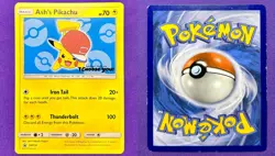 Ash's Pikachu SM114 Sun & Moon I Choose You Movie Promo | Pokemon TCG Card | MP - Image 3