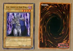 Yu-Gi-Oh! EEN-EN001 Zure, Knight of Dark World. Un-Ltd FIEND, GAME CARD - Image 1