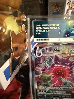 Pokemon Gengar VMAX Fusion Strike TCG Card 271/264 Ace 10 - Image 2