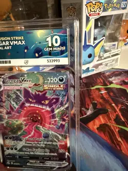 Pokemon Gengar VMAX Fusion Strike TCG Card 271/264 Ace 10 - Image 3