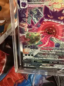 Pokemon Gengar VMAX Fusion Strike TCG Card 271/264 Ace 10 - Image 5