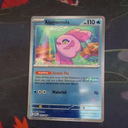 Alomomola (Master Ball Reverse Holo) 027/086 Black Bolt Pokemon Card NM - Image 1