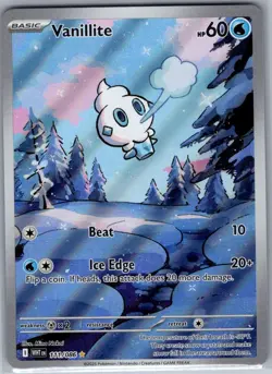 Vanillite 111/086 SV: White Flare - Pokemon Card - NM - Image 1