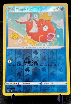 Flying Magikarp 039/192 LP Reverse Holo Pikachu on the Beach Art Pokemon Card! - Image 1