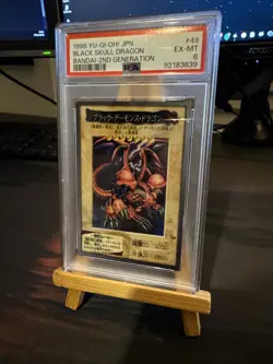 PSA 6 Yugioh 1999 Black Skull Dragon #49 Bandai 2nd Generation | 🇬🇧 UK - Image 2