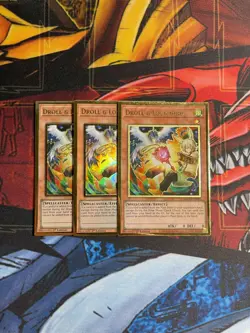 Yu-GI-Oh! x3 Droll & Lock Bird MAGO-EN006 * Premium Gold Rare | 1st Ed | NM * - Image 1