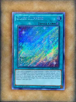 Yugioh Glass Slippers BLRR-EN011 Secret Rare 1st Ed NM - Image 1