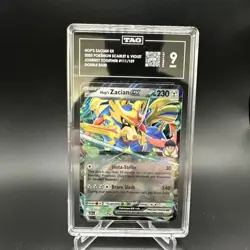 Pokemon TCG Hop's Zacian ex 111/159 Journey Together Double Rare Card -TAG 10 - Image 1