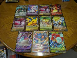 Pokemon TCG Jumbo Card Lot!! Charizard, Pikachu, Lucario, Sylveon - Image 1