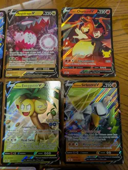 Pokemon TCG Jumbo Card Lot!! Charizard, Pikachu, Lucario, Sylveon - Image 3