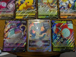 Pokemon TCG Jumbo Card Lot!! Charizard, Pikachu, Lucario, Sylveon - Image 4