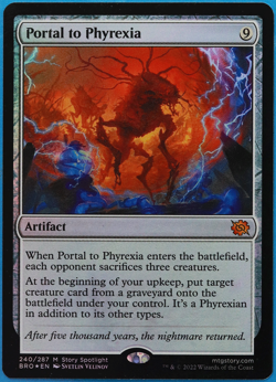 Portal to Phyrexia FOIL The Brothers' War NM Mythic Rare CARD (502286) ABUGames - Image 1