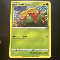 Pokemon Gossifleur Holo Rare Card 3/15 2022 Series - Image 1