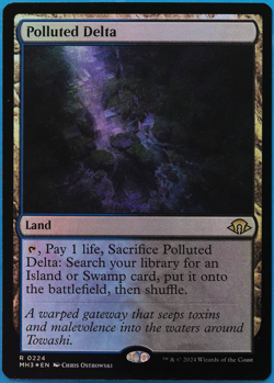 Polluted Delta FOIL Modern Horizons 3 NM Land Rare CARD (502284) ABUGames - Image 1