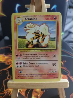 Pokemon TCG Arcanine Base Set, Card 23/102, Regular Uncommon - Image 1