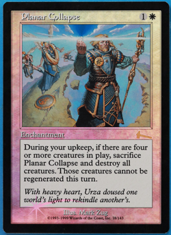 Planar Collapse FOIL Urza's Legacy NM White Rare MTG CARD (ID# 502283) ABUGames - Image 1