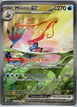 Milotic ex 237/191 SIR SV08: Surging Sparks - Pokemon Card - NM - Image 1