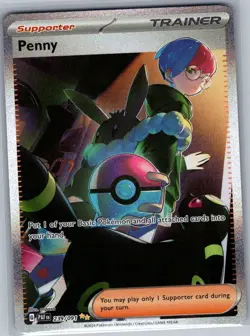 Penny 239/091 SIR SV: Paldean Fates - Pokemon Card - NM - Image 1