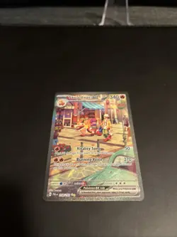 Pokemon TCG Paldea Evolved Skeledirge EX Holo Card #258/193 - Image 3