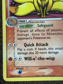 Ninetales 19/108 Power Keepers Rare Pokemon Card. - Image 5