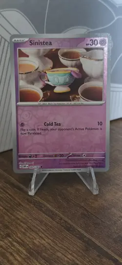 097/197 SINISTEA REVERSE HOLO OBSIDIAN FLAMES POKEMON CARD - Image 1