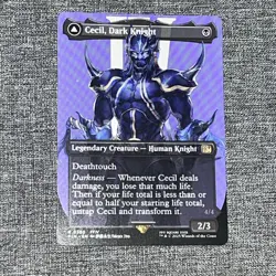 MTG Cecil, Dark Knight (Borderless) Final Fantasy #0380 FIN Non-Foil - Image 1