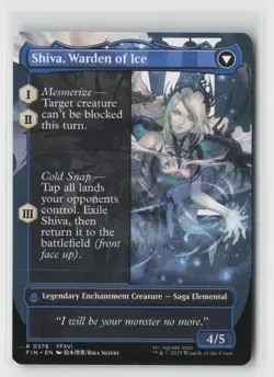 Jill, Shiva's Dominant (Borderless) R FINAL FANTASY 378 NM - Image 2