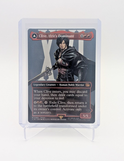 Clive, Ifrit's Dominant (0385) (Borderless) - MTG: Final Fantasy FIN - Near Mint - Image 2