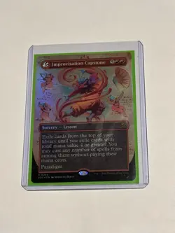 Improvisation Capstone (Borderless) Secrets of Strixhaven Foil - Image 3