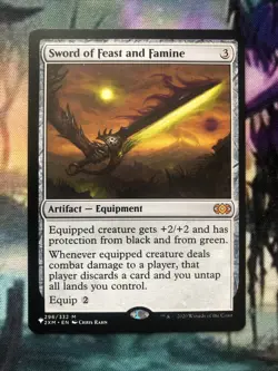 Sword of Feast and Famine (Mythic) - The List (Double Masters) - Magic MTG - Image 1