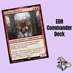 Krenko, Mob Boss Commander Deck — Goblin Tokens — Ready to Play EDH - Image 1