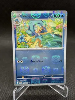 Simipour (Master Ball Pattern) 018/086 Uncommon Black Bolt Pokemon NM/M - Image 1