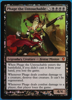 Phage the Untouchable FOIL Conspiracy NM Mythic Rare CARD (502280) ABUGames - Image 1