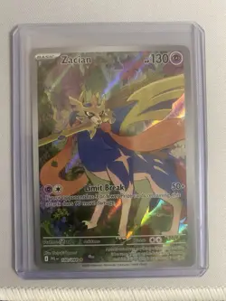 Pokemon Zacian Phantasmal Flames Illustration Rare Holo 100/094 2025 EN 130 HP - Image 1