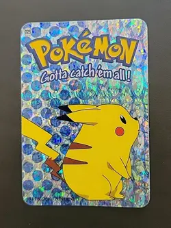 NM! 2000 Nintendo Trademark - Vending Machine Prism Sticker Card - Pikachu 025 - Image 1
