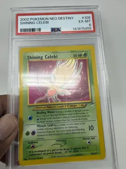 Pokemon Shining Celebi Secret Rare Holo Neo Destiny 106/105 PSA 6 NEW CERT - Image 4