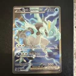 Pokemon Black Kyurem EX 218/191 Sv08 Surging Sparks Ultra Rare Holo 230 HP - Image 1