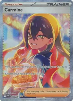 Moderately Played Carmine - 217/167 - Special Illustration Rare Pokemon Twilight - Image 1