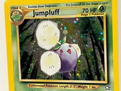 Vintage 2000 Pokemon TCG Neo Genesis JUMPLUFF HOLO Rare 7/111 LP English, Unltd - Image 2