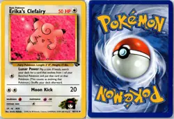 Pokemon Card - Erika's Clefairy 40/132 Gym Challenge Uncommon Unlimited MP - Image 3