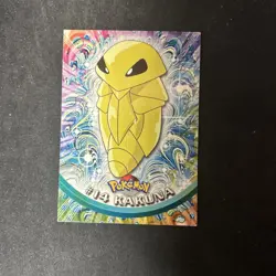 Topps Kakuna #14 Pokemon Card TV Animation Black Label - Image 1