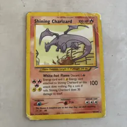 Pokemon TCG Shining Charizard Neo Destiny 107/105 Heavy Played DMG - Image 1