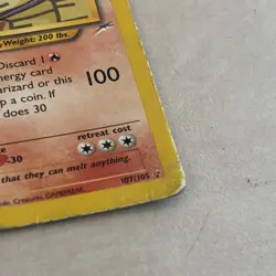 Pokemon TCG Shining Charizard Neo Destiny 107/105 Heavy Played DMG - Image 4